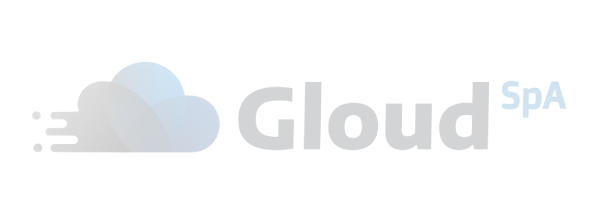Gloud SpA Logo Blanco